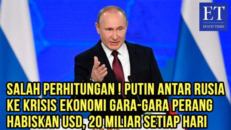 Salah Perhitungan! Putin Antar Rusia ke Krisis Ekonomi Gara-Gara Perang Habiskan USD, 20 Miliar/hari