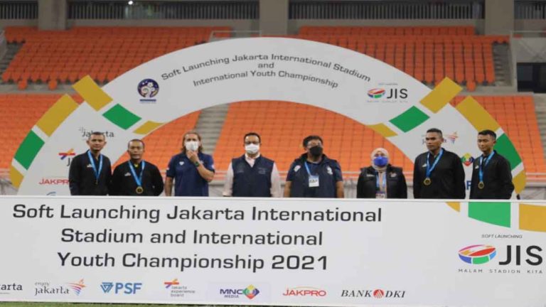 Soft Launching Jakarta International Stadium,  Anies Apresiasi Mahakarya Hasil Kolaborasi Anak Bangsa