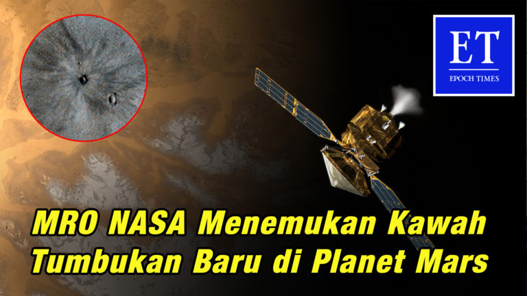 MRO NASA Menemukan Kawah Tumbukan Baru di Planet Mars