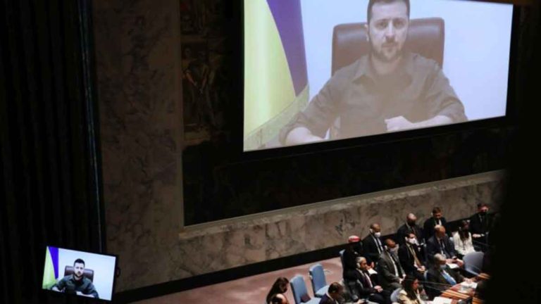 Zelensky Ungkap Tragedi Pembantaian Bucha di Dewan Keamanan PBB, Uni Eropa Akan Kirim Penyelidik untuk Mengumpulkan Bukti