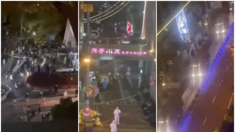 Masyarakat Mendidih! Sebuah Komunitas di Songjiang, Shanghai Beramai-ramai Memrotes Pasokan Hingga Terlibat Bentrokan dengan Polisi