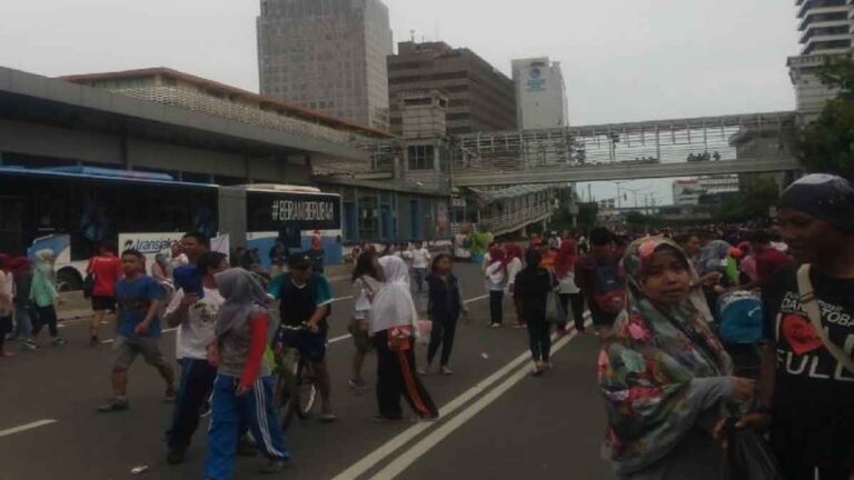 Jakarta Kembali Gelar ‘Car Free Day’, Pedagang Dilarang Jualan