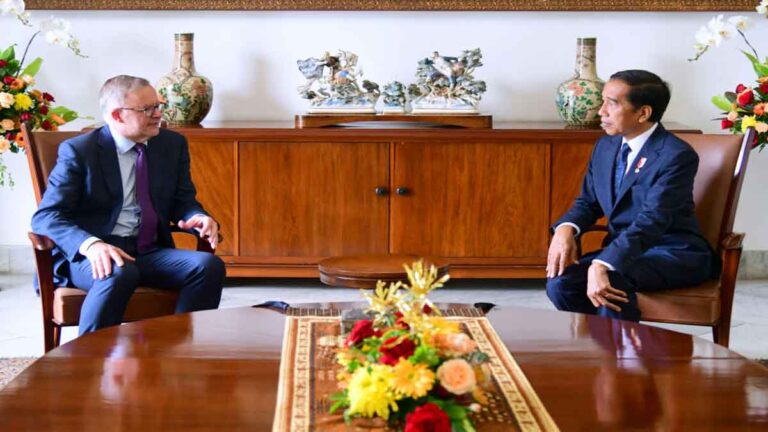 Gelar Pertemuan Bilateral dengan PM Australia, Jokowi Dorong Perluas Akses Ekspor Produk Indonesia