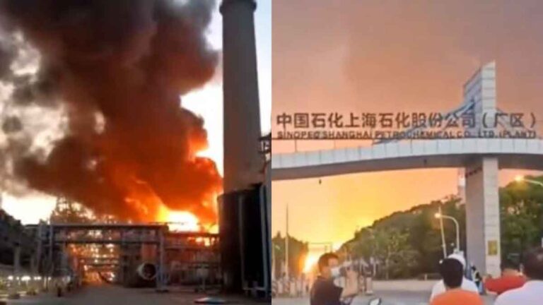 Seorang Korban Tewas Akibat Ledakan dan Kebakaran Hebat di Pabrik Petrokimia Shanghai
