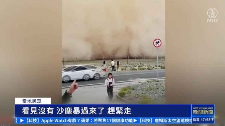 Salju Turun di Gansu, Badai Pasir Melanda Qinghai Bak “Blockbuster Kiamat”