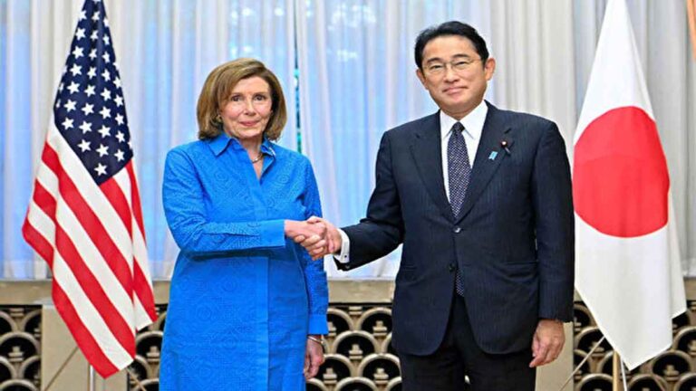 PM Jepang Bertemu Pelosi untuk Bersama-sama Memastikan Stabilitas Selat Taiwan