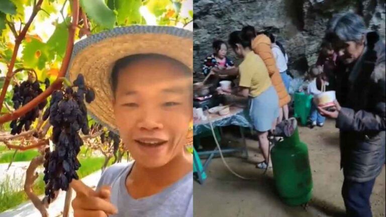Di Sichuan, Tiongkok Anggur Jadi Kismis, Hingga Warga Desa Memilih Berjaket dan Diam dalam Goa Sambil Nikmati Stimbot