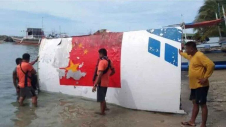 Reruntuhan Roket Tiongkok Sebesar 3 X 2 Meter Berat 100 Kg Jatuh di Perairan Filipina