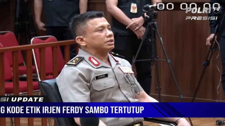 Ferdy Sambo Dipecat Secara Tidak Hormat dari Lembaga Kepolisian