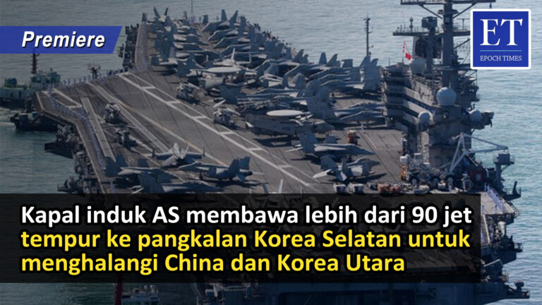 Kapal Induk AS Bawa Lebih Dari 90 Jet Tempur ke Korea Selatan untuk Halangi China dan Korea Utara