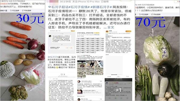 Penduduk dari Berbagai Tempat di Xinjiang, Tiongkok Terjebak Lockdown dan Dikendalikan Hingga Terancam Tewas Kelaparan