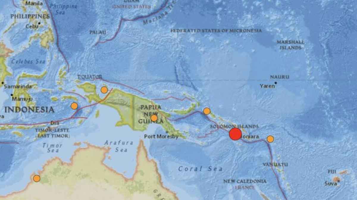 Gempa M 7 Guncang Kepulauan Solomon Ada Peringatan Tsunami Etindonesia