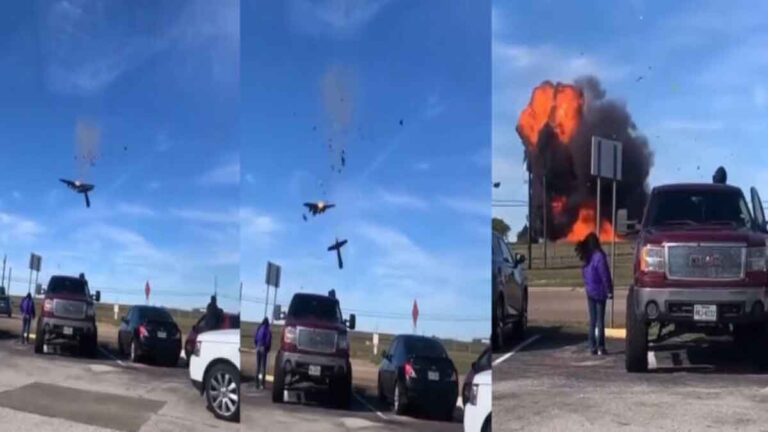 6 Orang Tewas Akibat 2 Pesawat Militer PD II Bertabrakan di Udara Saat Pertunjukan Dirgantara di Texas
