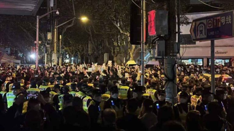 Aksi Protes Shanghai Memasuki Malam Kedua, Pertempuran Polisi vs Masyarakat  Sipil Wuhan Pecah