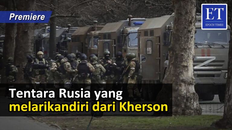 Tentara Rusia yang melarikan diri dari Kherson