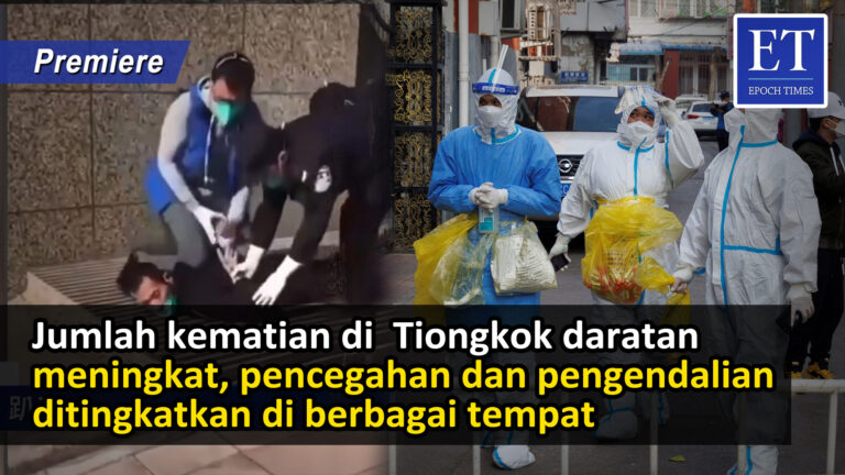 Jumlah Kematian di Tiongkok Daratan Meningkat, Pencegahan dan Pengendalian Epidemi Ditingkatkan