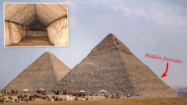 <strong>Terungkap Lorong Tersembunyi 9 Meter di Dalam Piramida Agung Giza Mesir</strong>