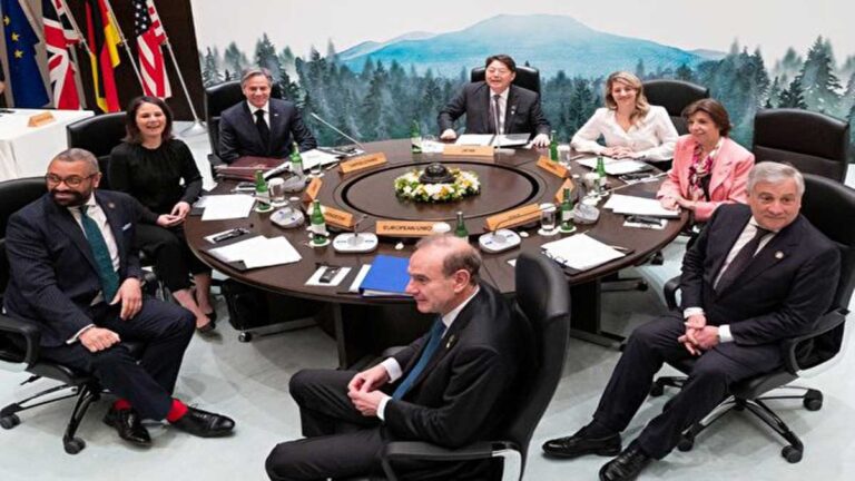 Komunike Bersama Menlu G7 Memperingatkan PKT dalam 4 Aspek