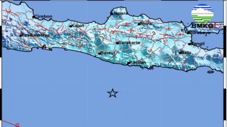 Analisis Gempa Magnitudo 6,0 di Perairan Selatan Yogyakarta