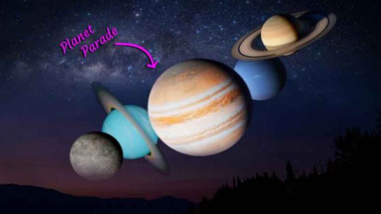 Fenomena Saat  5 Planet Berbaris Sejajar Menghiasi Langit Sebelum Fajar