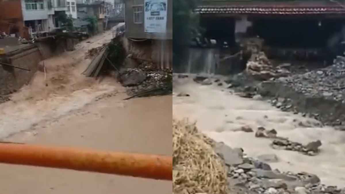 Banjir Bandang Dan Tanah Longsor Melanda Kabupaten Di Shaanxi, Tiongkok ...