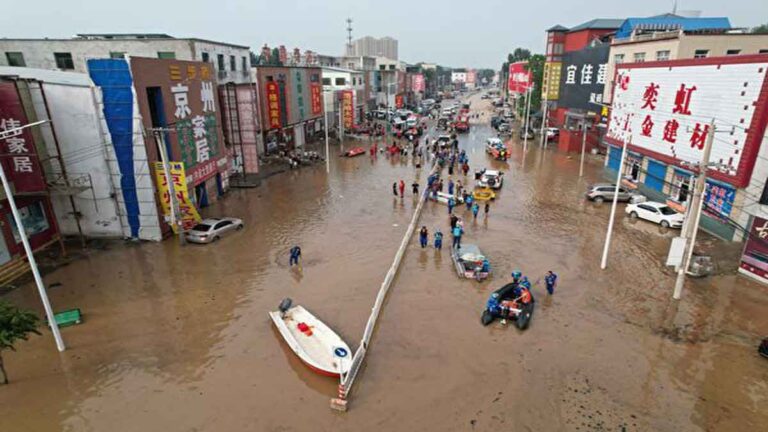 Dampak Topan Doksuri Hingga Banjir Besar! Hebei Masih Kritis, Sejumlah Jenazah Ditemukan di Beijing Hingga Harbin Terkuras Habis