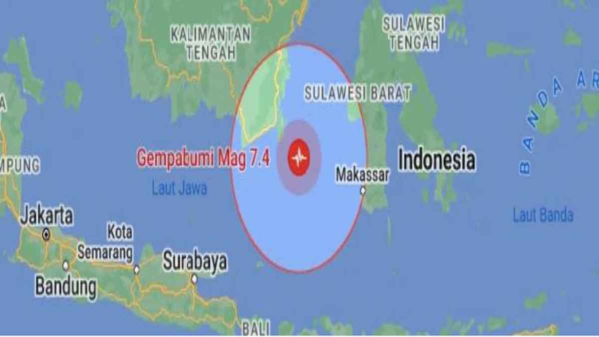 Gempa Magnitudo 7,4 Mengguncang Laut Jawa, Terasa Di Bali, Lombok, Jawa ...