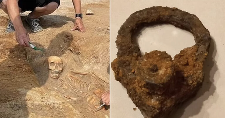 ‘Vampir Anak’ dengan Pergelangan Kaki Digembok Digali di Pemakaman Abad ke-17