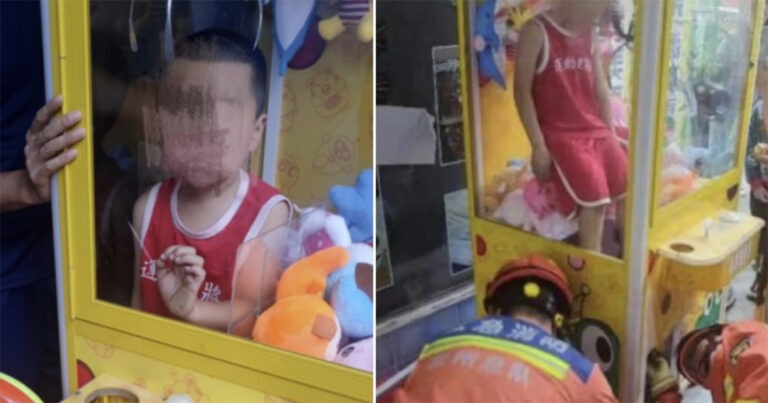 Bocah Laki-laki Berusia 5 Tahun di Tiongkok Terjebak dalam Mesin Capit Setelah Memanjatnya