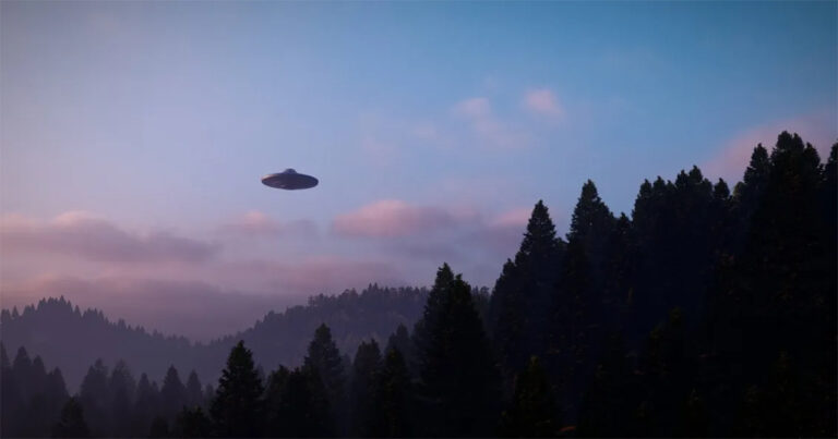 Penduduk Setempat Dibuat Bingung dengan ‘UFO’ Misterius yang Melayang di Langit