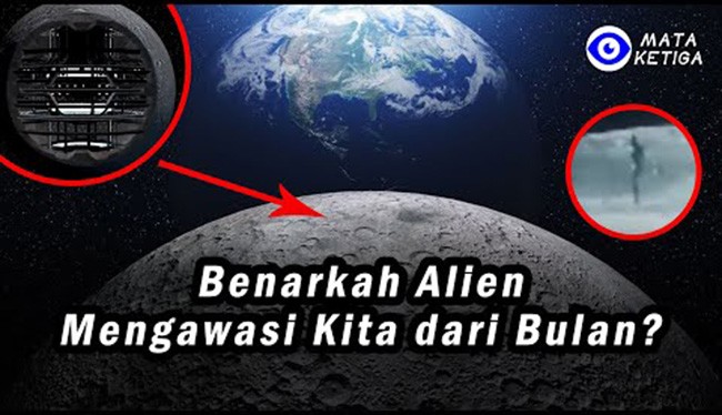 Benarkah Alien Mengawasi Kita dari Bulan?