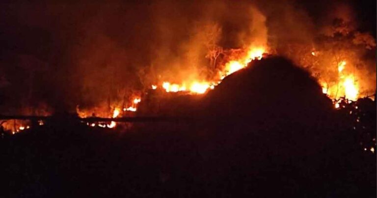 Kebakaran Lahan Gunung Jayanti Sukabumi Berhasil Dikendalikan, Asap Putih Masih Terlihat