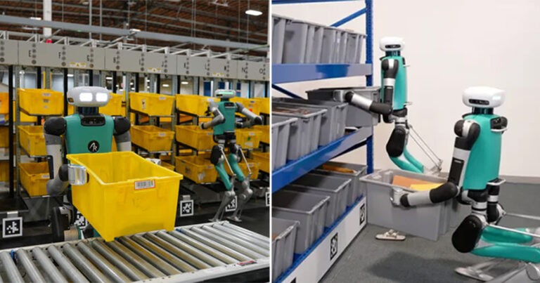 Amazon Memperkenalkan Robot Pekerja Bipedal di Gudangnya