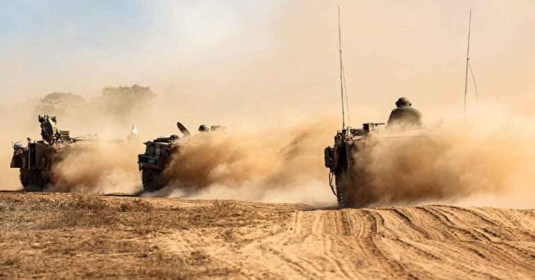 Israel Mengirim Tank Infanteri untuk Melakukan Operasi Darat Pertama di Jalur Gaza