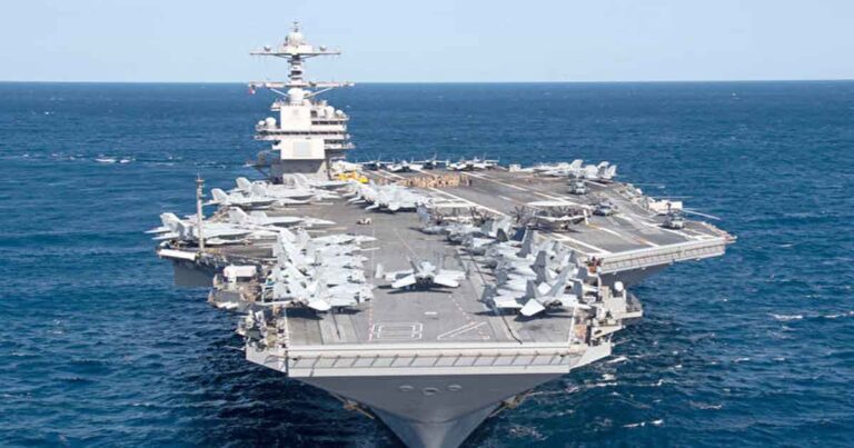Pentagon Kerahkan Kelompok Penyerang dari Kapal Induk USS Gerald R. Ford ke Perairan Dekat Israel