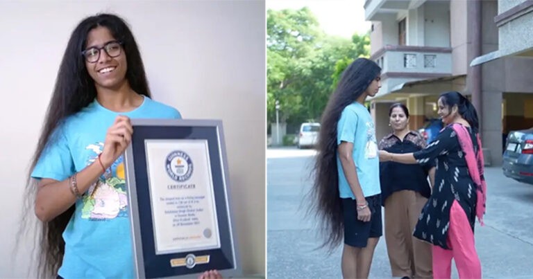 Remaja Laki-laki Berusia 15 Tahun Memecahkan Rekor ‘Rambut Terpanjang di Dunia’