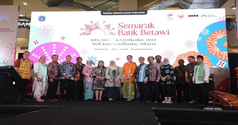 Gelar Semarak Batik Betawi 2023, Pemprov DKI Dorong Industri Batik Betawi ke Kancah Global