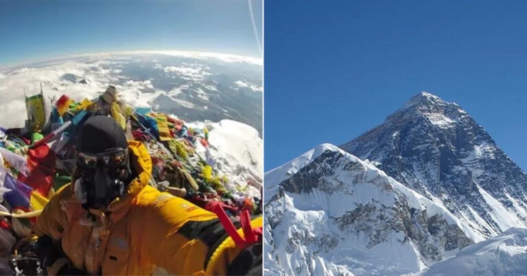 Selfie dari Puncak Gunung Everest Menghancurkan Teori Bumi Datar untuk Selamanya