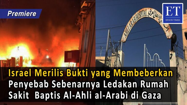 Israel Merilis Bukti Penyebab Sebenarnya Ledakan Rumah Sakit Baptis Al-Ahli al-Arabi di Gaza