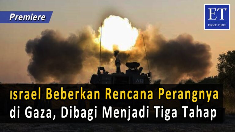Israel Beberkan Rencana Perangnya di Gaza, Dibagi Menjadi Tiga Tahap