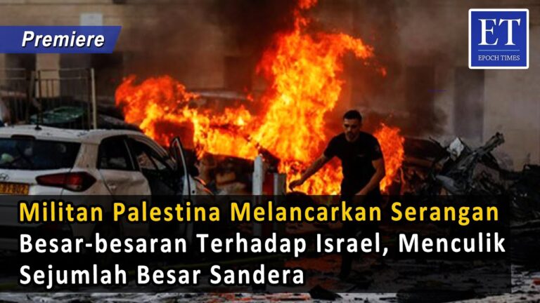 Militan Palestina Lancarkan Serangan Besar-besaran Terhadap Israel, Menculik Sejumlah Besar Sandera