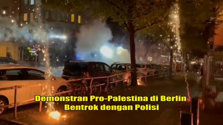 Demonstran Pro Pelestina di Berlin Bentrok dengan Polisi