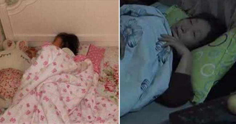 Putrinya Berusia 6 Tahun Tidur di Tempat Tidur 2 Meter Sendirian, Tapi Selalu Mengeluh “Sempit”, Setelah Memeriksanya pada Tengah Malam, Dia pun Menangis