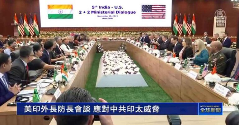 Menteri Luar Negeri dan Menteri Pertahanan AS-India Bertemu untuk Membahas Ancaman Tiongkok di Kawasan Indo-Pasifik