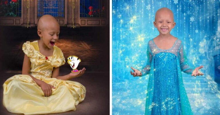 Gadis Berusia 5 Tahun yang Melawan Kanker Membuktikan ‘Botak Itu Cantik’ dalam Foto Putri Disney yang Ajaib
