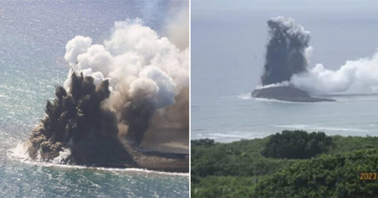 Pulau Baru Muncul di Lepas Pantai Jepang Setelah Letusan Gunung Berapi Bawah Air yang Kuat