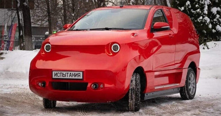 Prototipe Mobil Listrik Rusia Menjadi Bahan Tertawa di Internet
