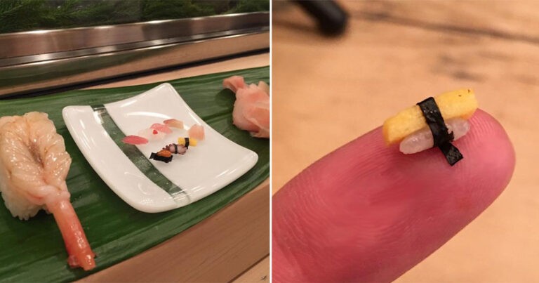 Restoran di Jepang Ini Membuat Sushi Terkecil di Dunia
