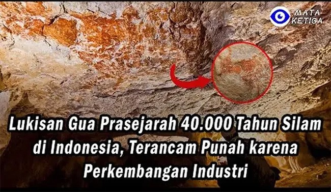 Lukisan Gua Prasejarah 44.000 Tahun Silam di Indonesia, Terancam Punah karena Perkembangan Industri