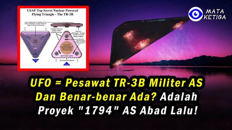 UFO=Pesawat TR 3B Militer AS, dan benar benar Ada, Adalah Proyek 1794 Amerika Serikat Abad Lalu
